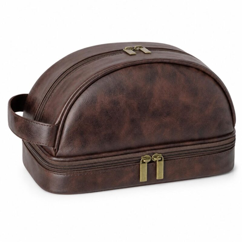 Custom Retro Waterproof Large Capacity Toiletry Bag - 5