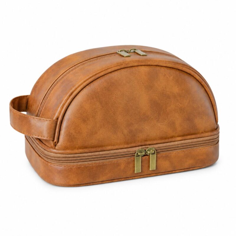 Custom Retro Waterproof Large Capacity Toiletry Bag - 7
