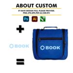 Custom Reusable Hanging Design Toiletry Bag - 5