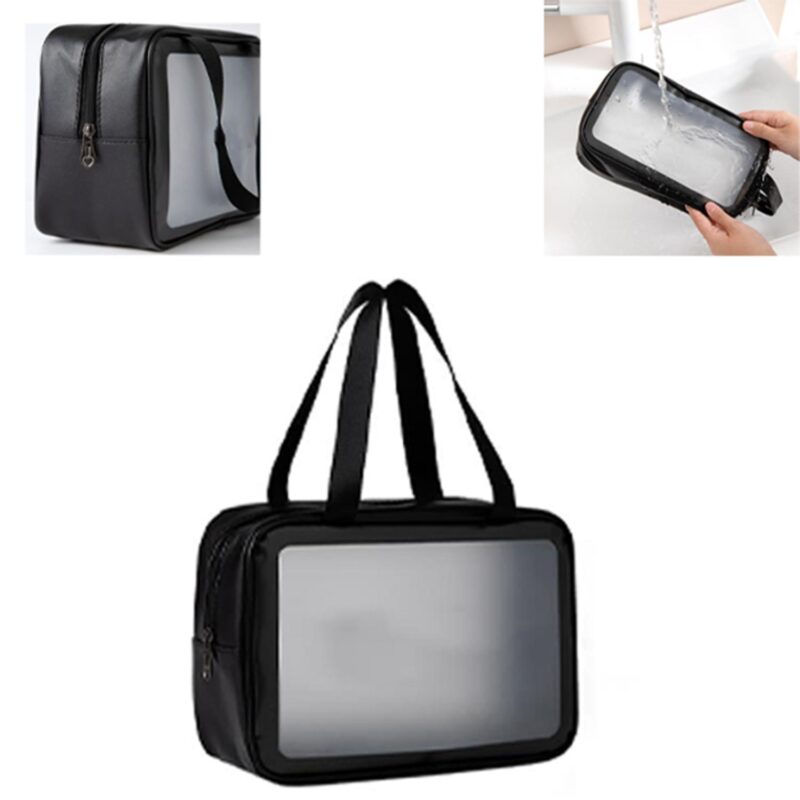 Custom Reusable Translucent Toiletry Bag - 1