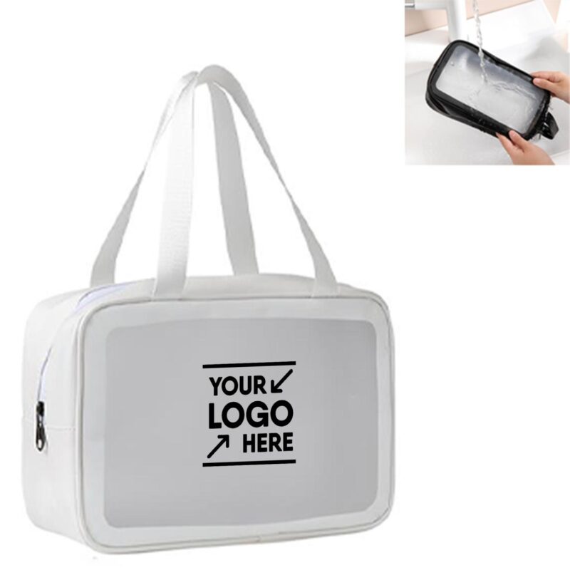 Custom Reusable Translucent Toiletry Bag - 2