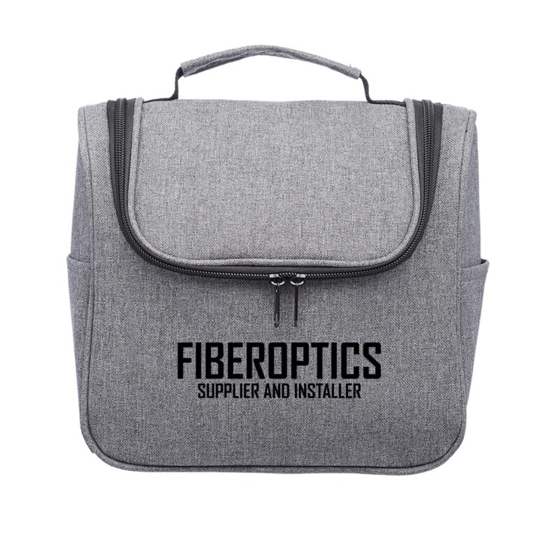 Custom Revis Heathered Toiletry Bag (1 Color Imprint) - 1