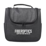 Custom Revis Heathered Toiletry Bag (1 Color Imprint)