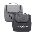 Custom Revis Heathered Toiletry Bag (1 Color Imprint) - 4