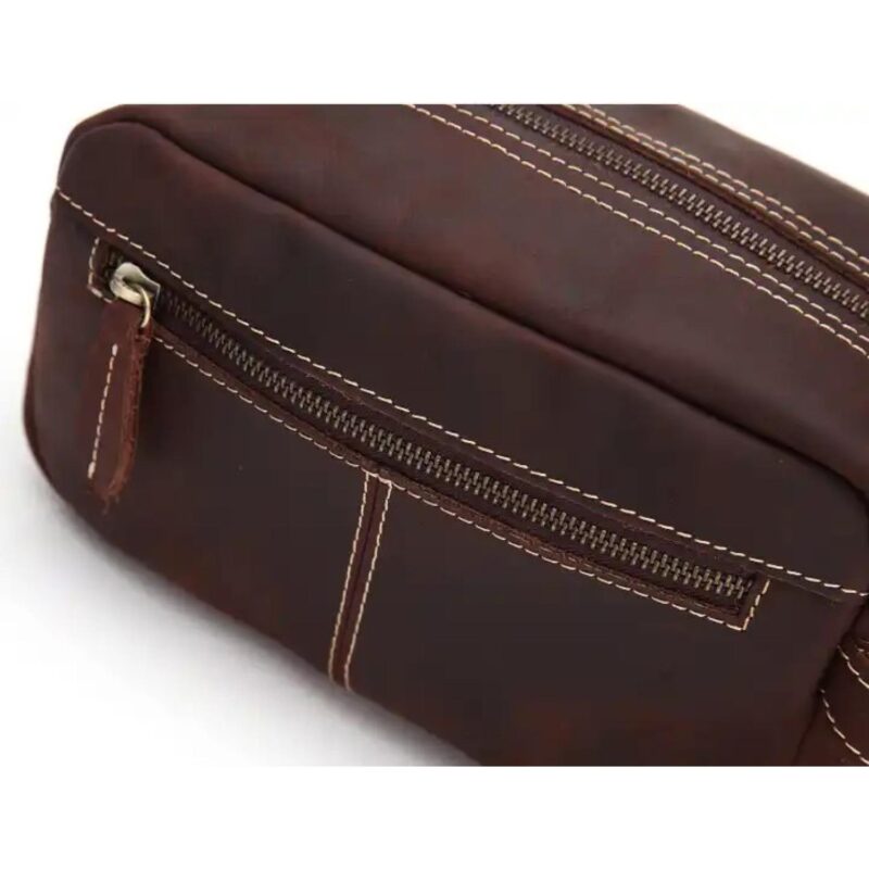 Custom Ridgeton Leather Dopp Kit - 5