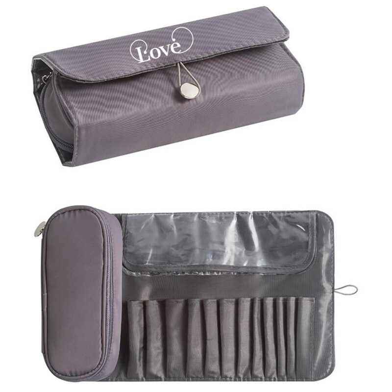 Custom Roll-Up Makeup Organizer Bag Toiletry Bag - 4