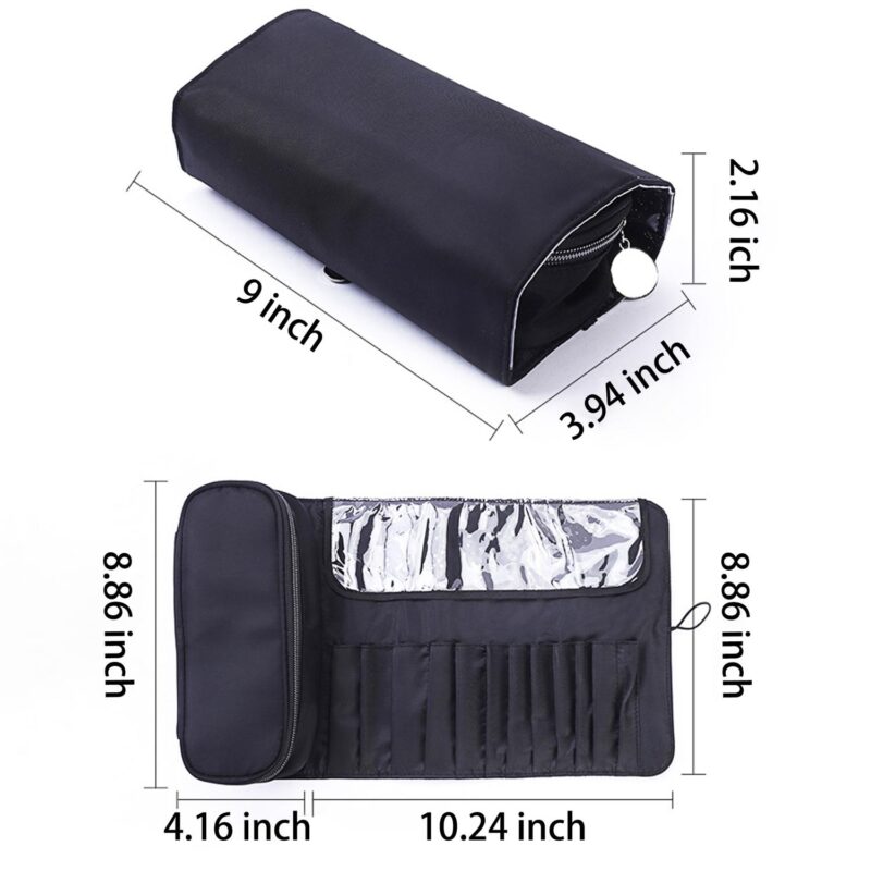 Custom Roll-Up Makeup Organizer Bag Toiletry Bag - 6