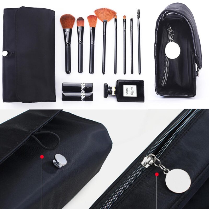 Custom Roll-Up Makeup Organizer Bag Toiletry Bag - 7