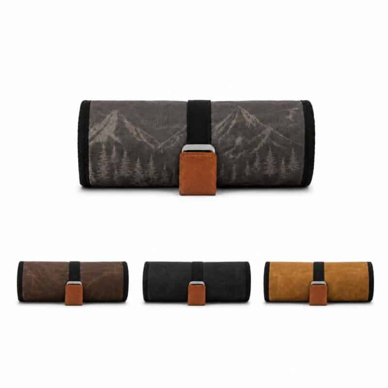 Custom Roll Up Thirteen Pocket PU Toiletry Bag