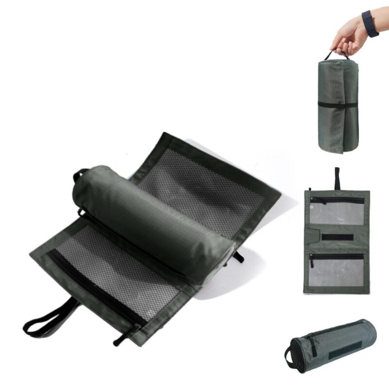 Custom Roll-Up Toiletry Bag Makeup Bag - 4