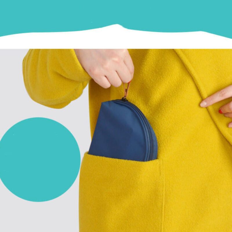 Custom Semi-Circular Nylon Toiletry Bag For Daily Use - 4