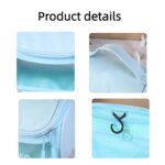 Custom Semi-Transparent Water-Resistant Travel Toiletry Bag - 3
