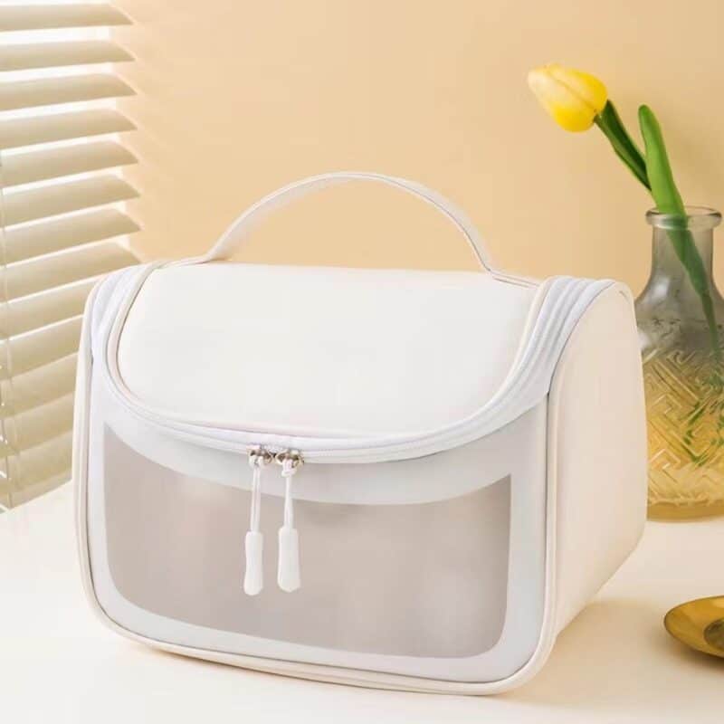 Custom Semi-Transparent Water-Resistant Travel Toiletry Bag - 5