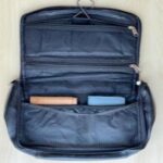 Custom Sheep Leather Zip Around Travel Dopp Kit - 2