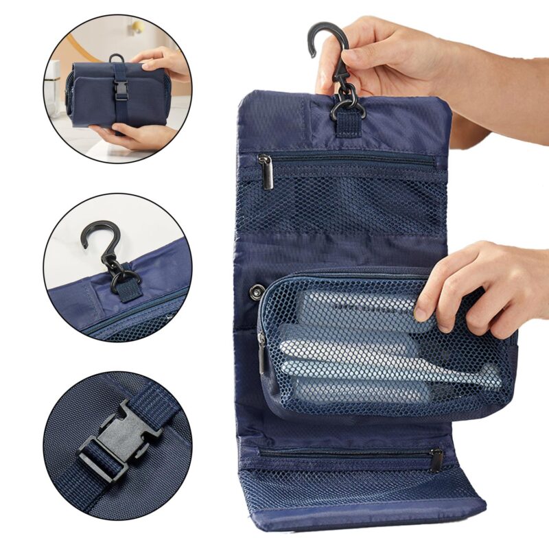 Custom Snap-on Folding Toiletry Bag Storage Bag - 9