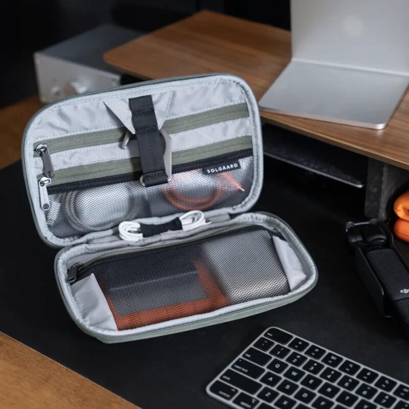 Custom Solgaard® Duo Recycled Hanging Toiletry Kit w/ Mesh Interior - 2