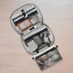 Custom Solgaard® Trio Recycled Hanging Toiletry Kit w/ Mesh Inside - 2