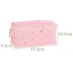 Custom Spot Sequin Medium Cosmetic Bag Toiletry Bag - 1