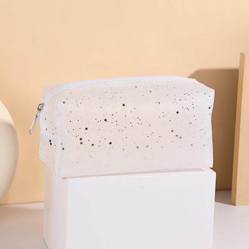 Custom Spot Sequin Medium Cosmetic Bag Toiletry Bag - 2