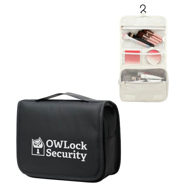 Steward-Soft-Leatherette-Toiletry-Bag-WBA-ST26 Custom Steward Soft Leatherette Toiletry Bag