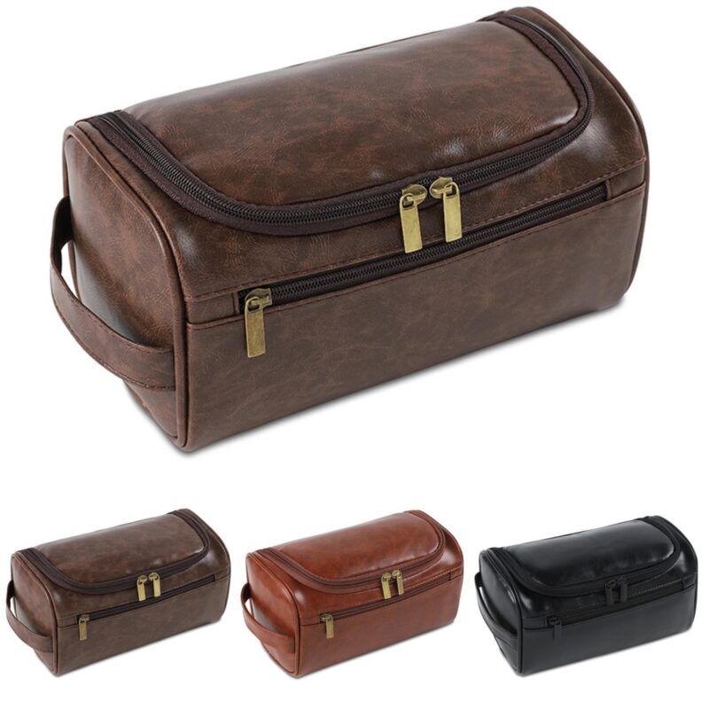 Custom Stylish Waterproof PU Toiletry Bag - 1