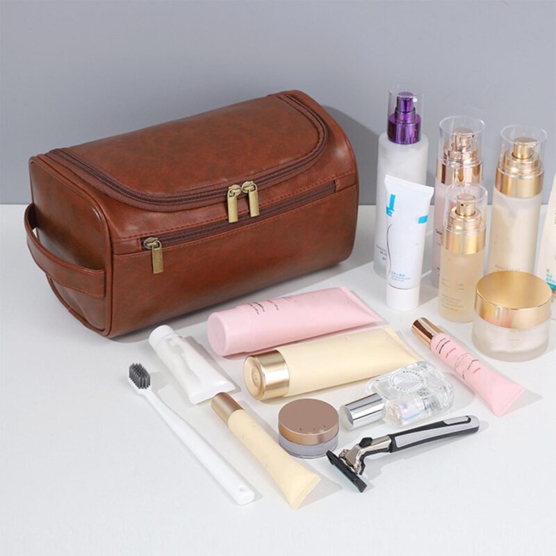 Custom Stylish Waterproof PU Toiletry Bag - 2