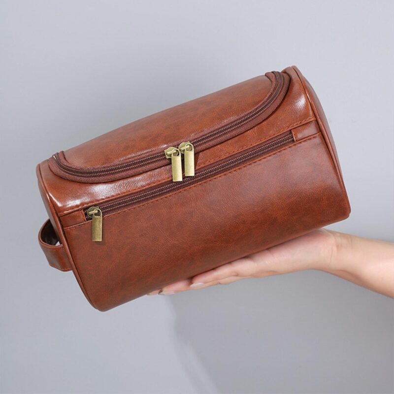 Custom Stylish Waterproof PU Toiletry Bag - 3