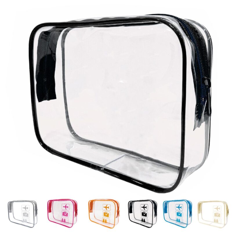Custom Tear Proof Clear Travel Toiletry Bag - 1
