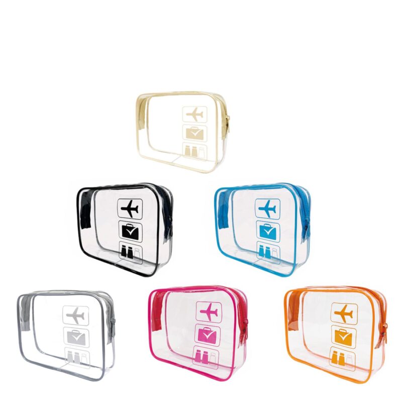 Custom Tear Proof Clear Travel Toiletry Bag - 2