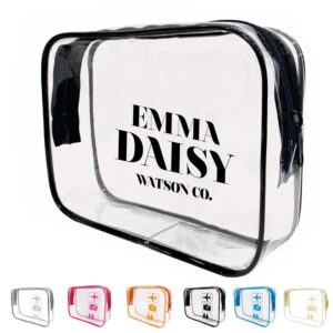 Custom Tear Proof Clear Travel Toiletry Bag