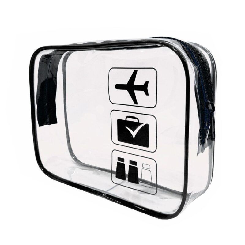 Custom Tear Proof Clear Travel Toiletry Bag - 6