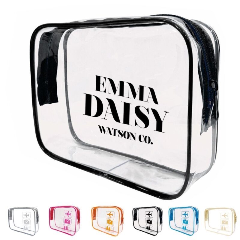 Custom Tear Proof Clear Travel Toiletry Bag