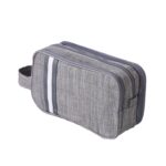 Custom Three-Layer Striped Travel Toiletry Bag - 3