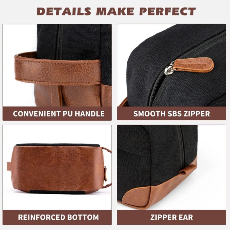 Custom Toiletry Bag Hanging Dopp Kit - 7