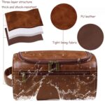 Custom Toiletry Bag Zippered Compartments Metal Hook - 4