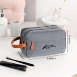 Custom Toiletry Bag for Men Hanging Dopp Kit Water Resistant Shaving Bag Small Toiletry Bag for Traveling - 3