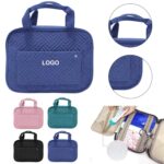 Custom Toiletry Bag with Hanging Hook