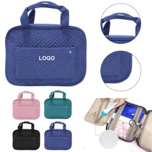 Custom Toiletry Bag with Hanging Hook