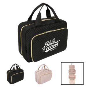 Custom Toiletry Bag with Hanging Hook