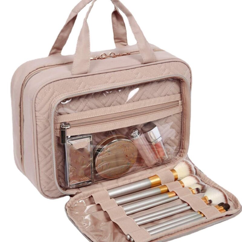 Custom Toiletry Bag with Hanging Hook - 4