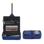 Custom Toiletry Bag with Hanging Loop and Mesh Pockets