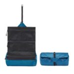 Custom Toiletry Bag with Hanging Loop and Mesh Pockets - 7
