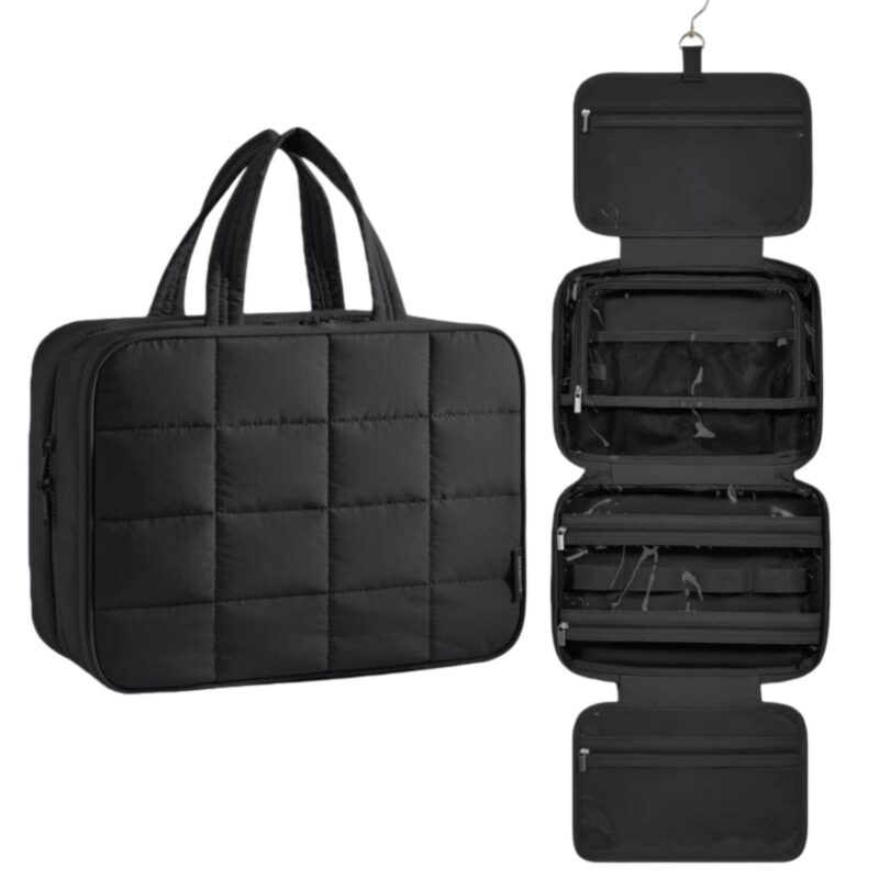 Custom Toiletry Bag with Jewelry Organizer - 2