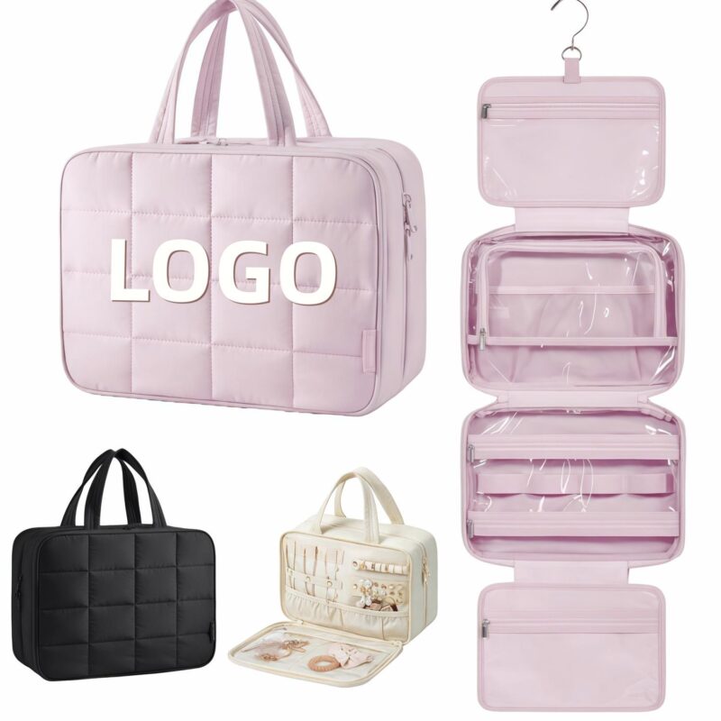 Custom Toiletry Bag with Jewelry Organizer