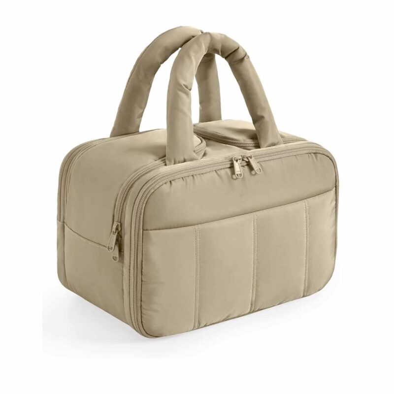Custom Toiletry Bag with Multiple Compartments and Handle - 3