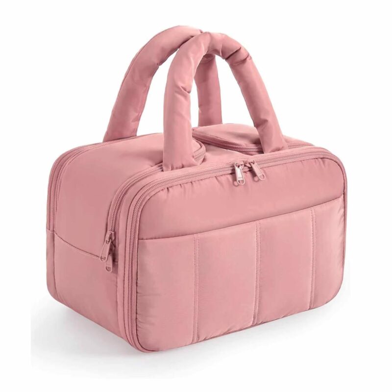 Custom Toiletry Bag with Multiple Compartments and Handle - 4