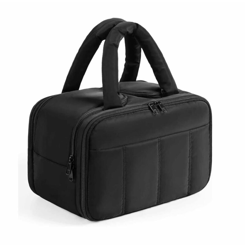 Custom Toiletry Bag with Multiple Compartments and Handle - 6