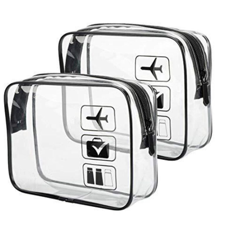 Custom Toiletry Bag with Zipper and Wide Opening - 7
