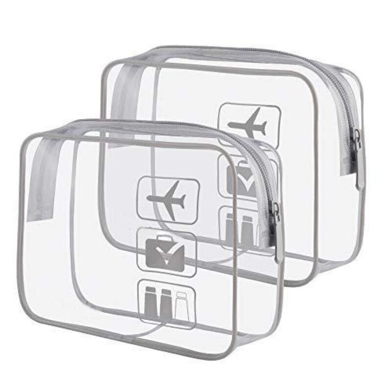 Custom Toiletry Bag with Zipper and Wide Opening - 8