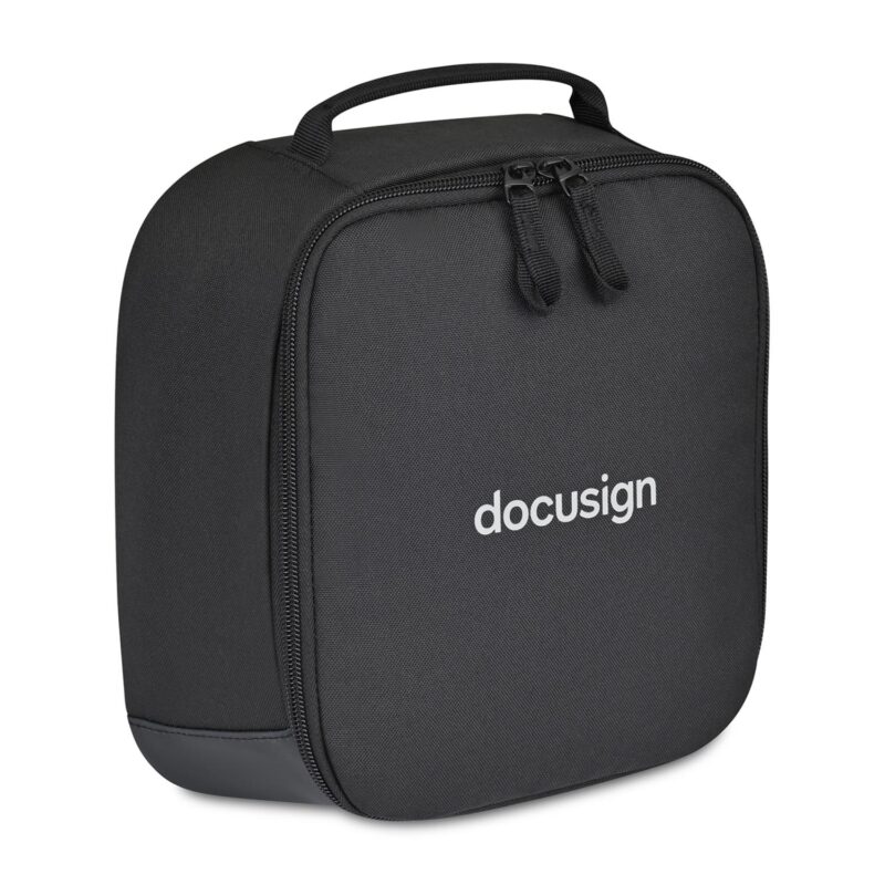 Custom Transit Recycled rPET Toiletry Bag - Black - 2